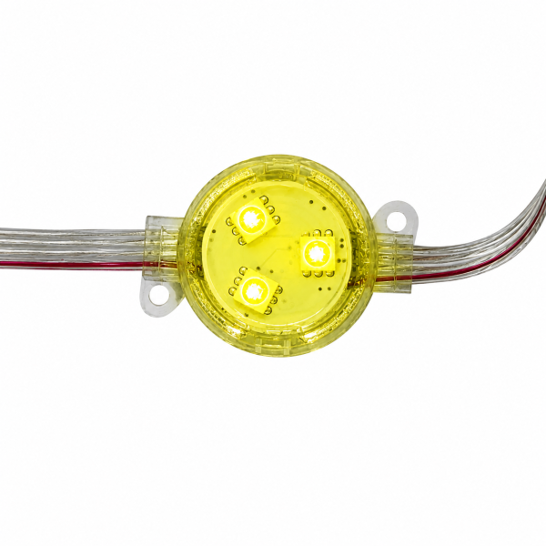 LED пиксель мяч цвет желтый