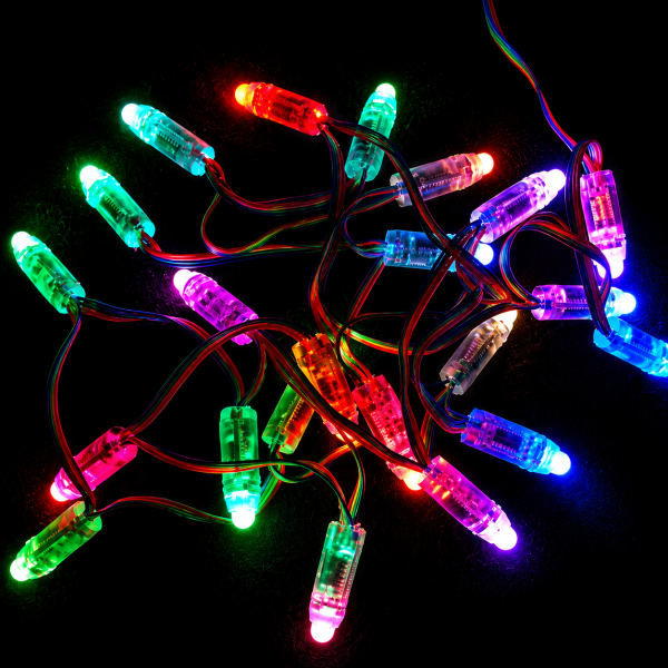 Точечные светодиодные модули RGB - (IP67) 0,15W, 12мм/12V