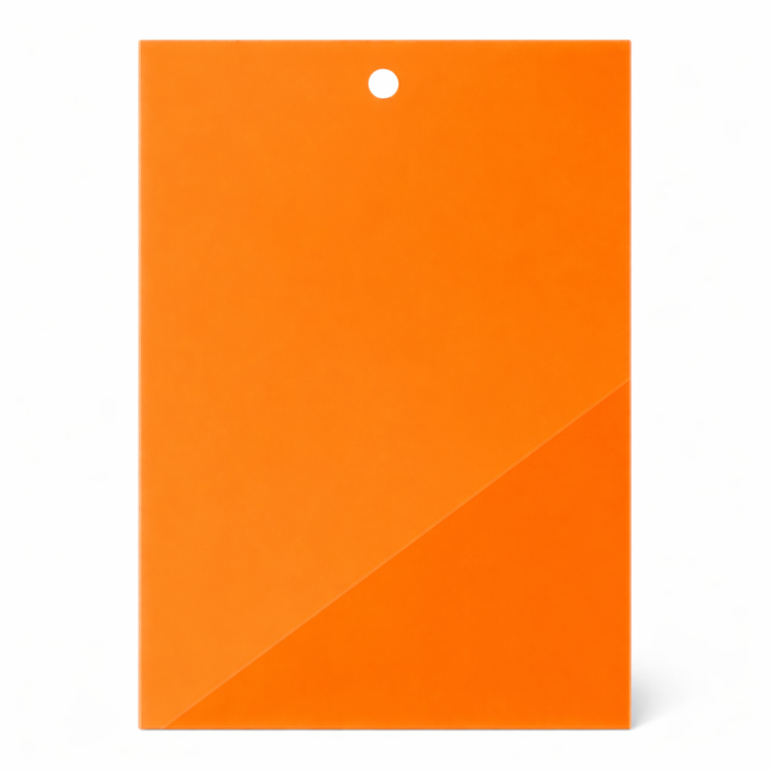 Акрил B JunShang Оранжевый 266 3мм (1,23 м*2,45 м)