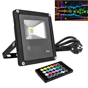 Светодиодный прожектор 50W 220V IP66 RGB