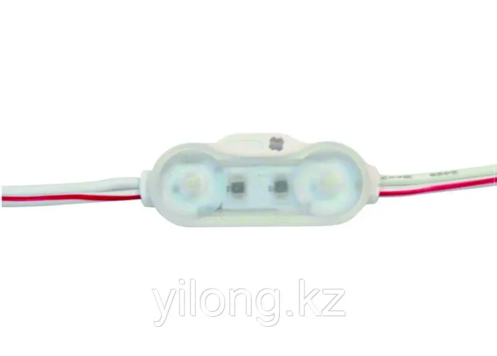 Двухточечный (2835) с линзой и алюминиевым теплоотводом 0,72W (IP67) Белый