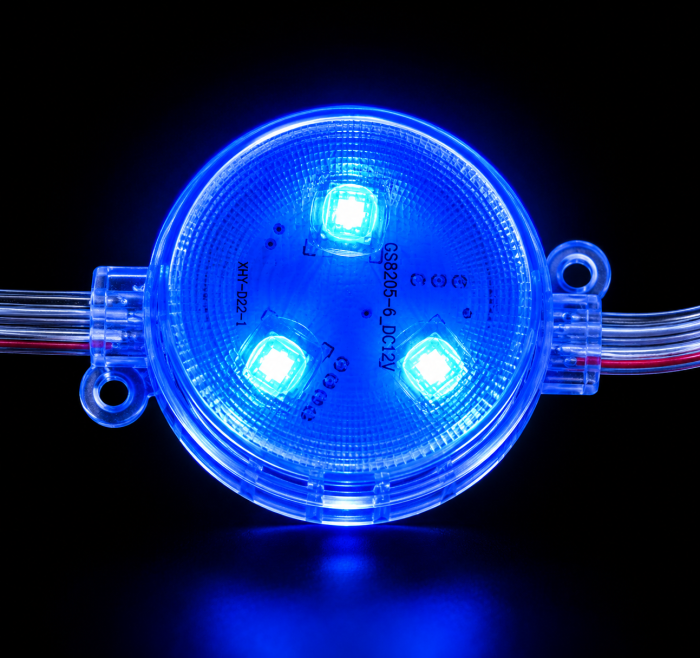 LED пиксель мяч цвет синий