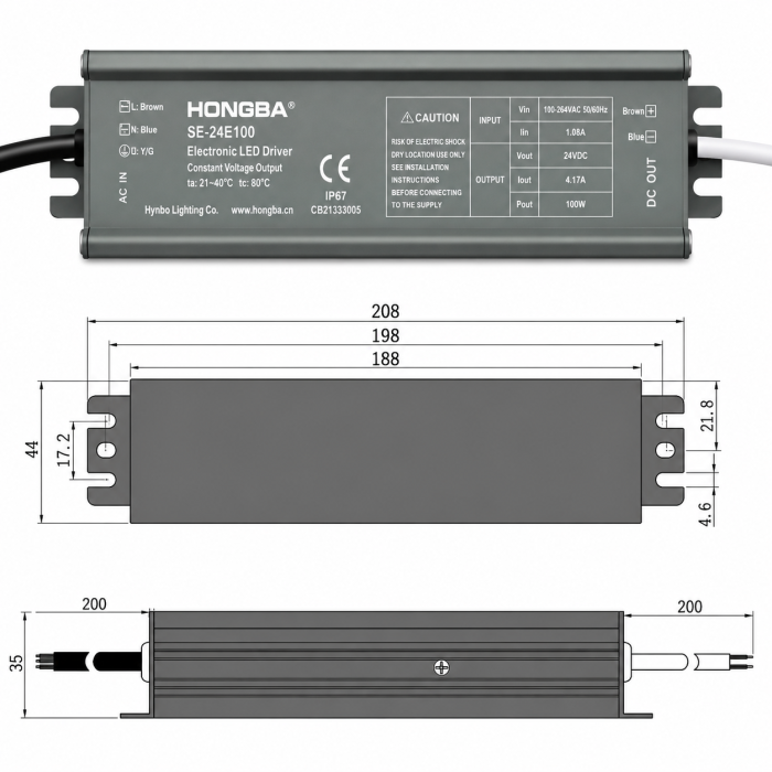 Трансформатор 120W Закрытый
