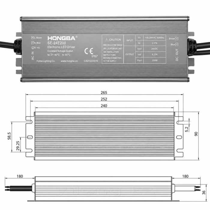 Трансформатор 300W Закрытый
