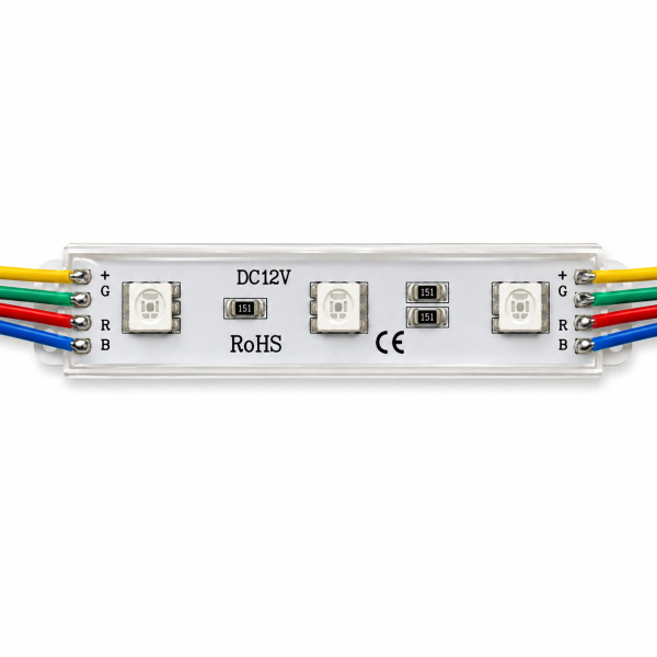 Светодиодный модуль 5054 Залитые (IP65) 0,72W, Цвет - Белый