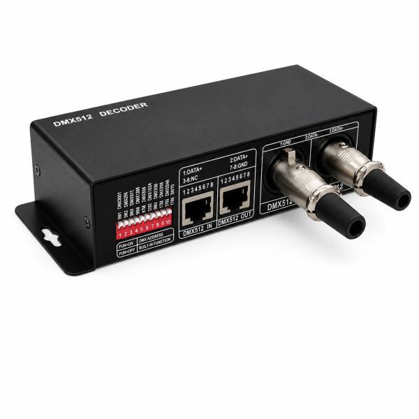 КОНТРОЛЛЕР DMX512-RGB (DMX-ДЕКОДЕР)
