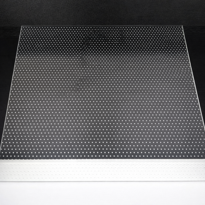 Оргстекло YiLong с насечкой прозрачное 5мм. (1,22м х 2,44м)