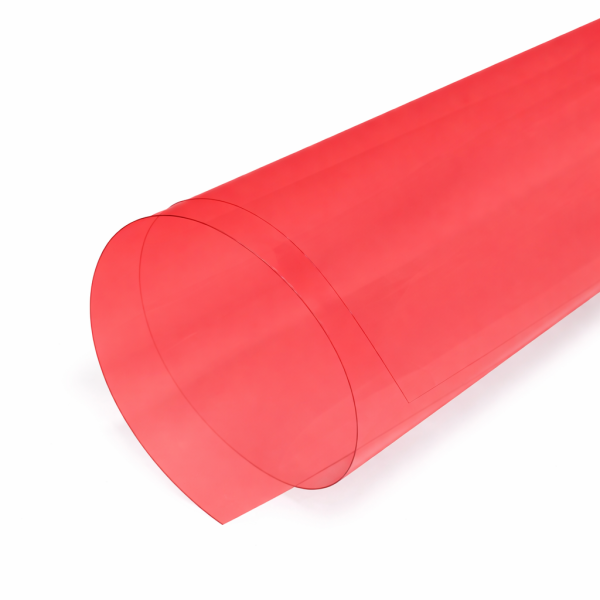PVC листовой красный 2мм (1,22м х 2,44м)